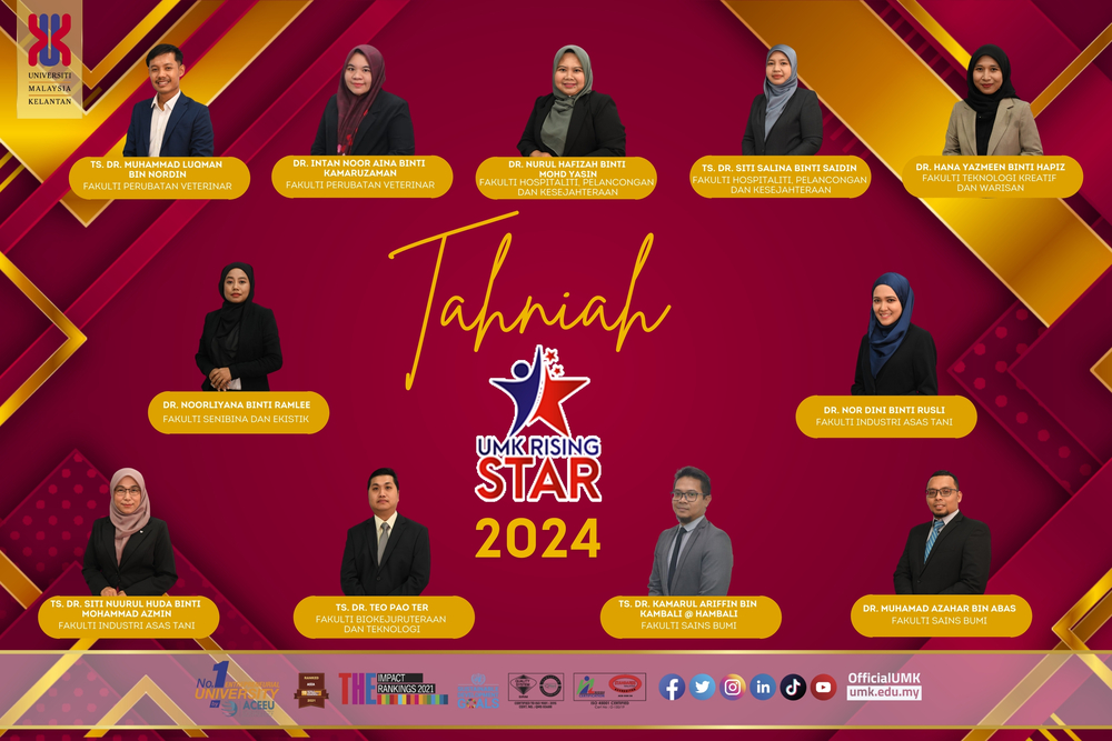 TAHNIAH DI ATAS PELANTIKAN UMK RISING STAR 2024